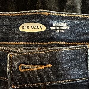 Old Navy Men's Mid-Rise Skinny Jeans - Dark Indigo